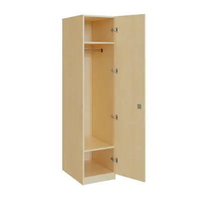 Q 11-40 skříň šatní, 1-dvéřová, 400x600x1800mm, bříza irská